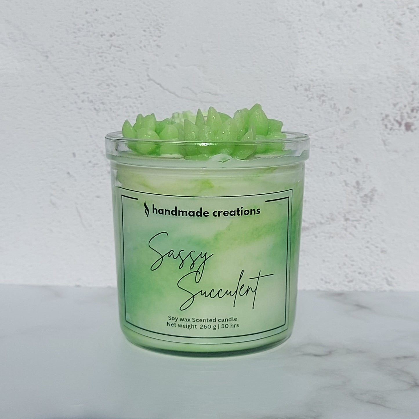 Sassy Succulent scented candle