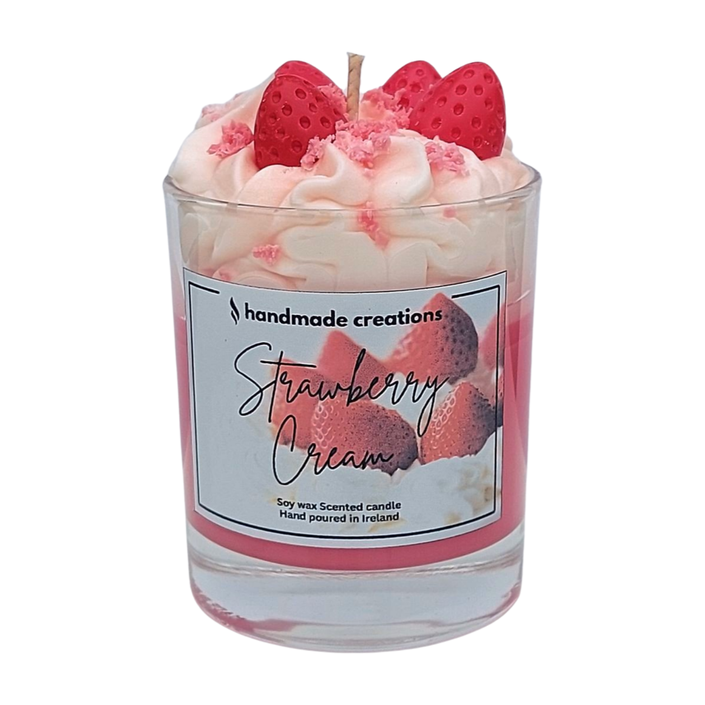 Strawberry Cream Scented Candle