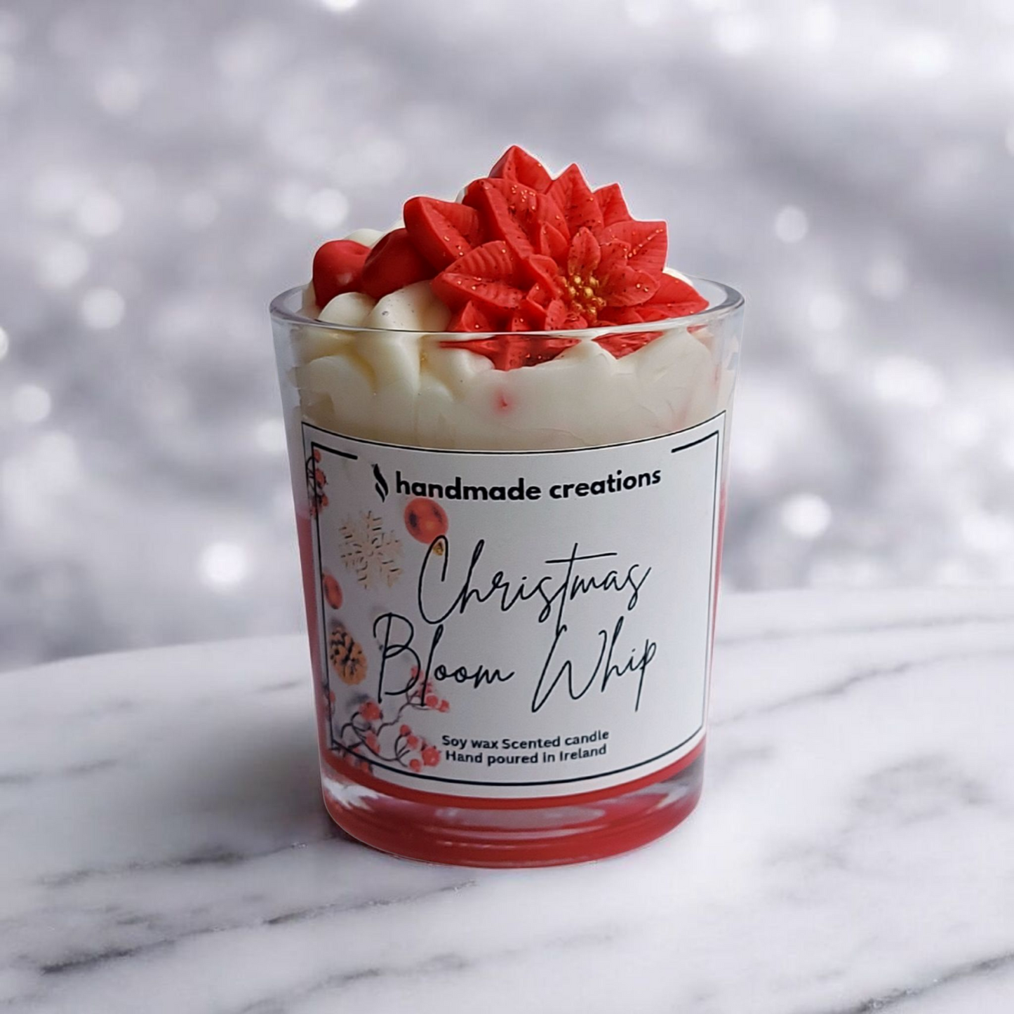 Christmas Bloom Whip Scented Candle