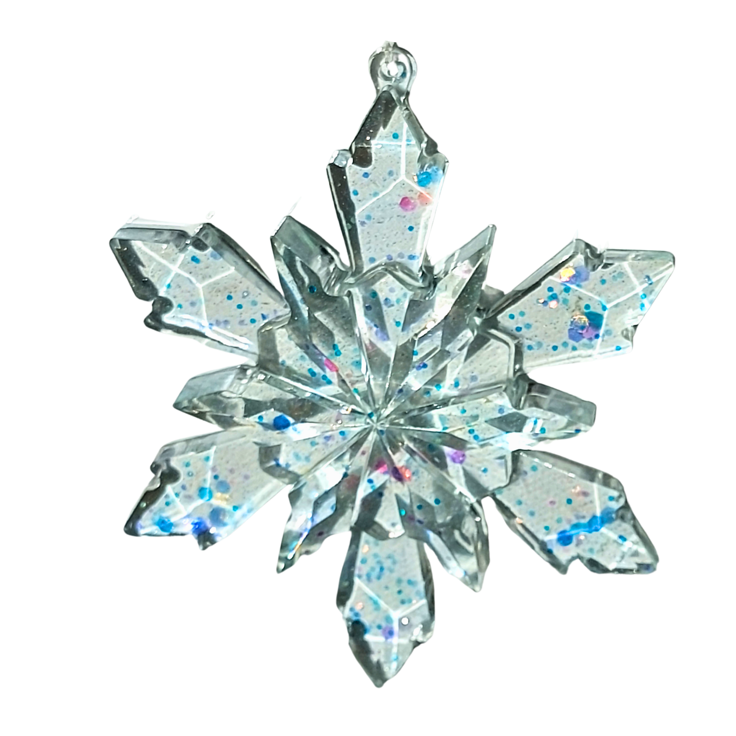 Set of 4 Christmas Tree Snowflake Ornaments