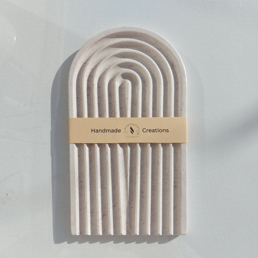 Small Arch Jewellery and Candle Display Tray