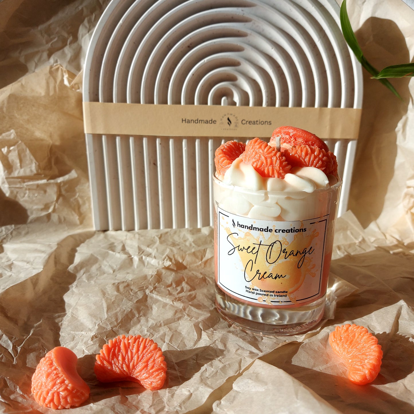 Sweet Orange Cream scented candle