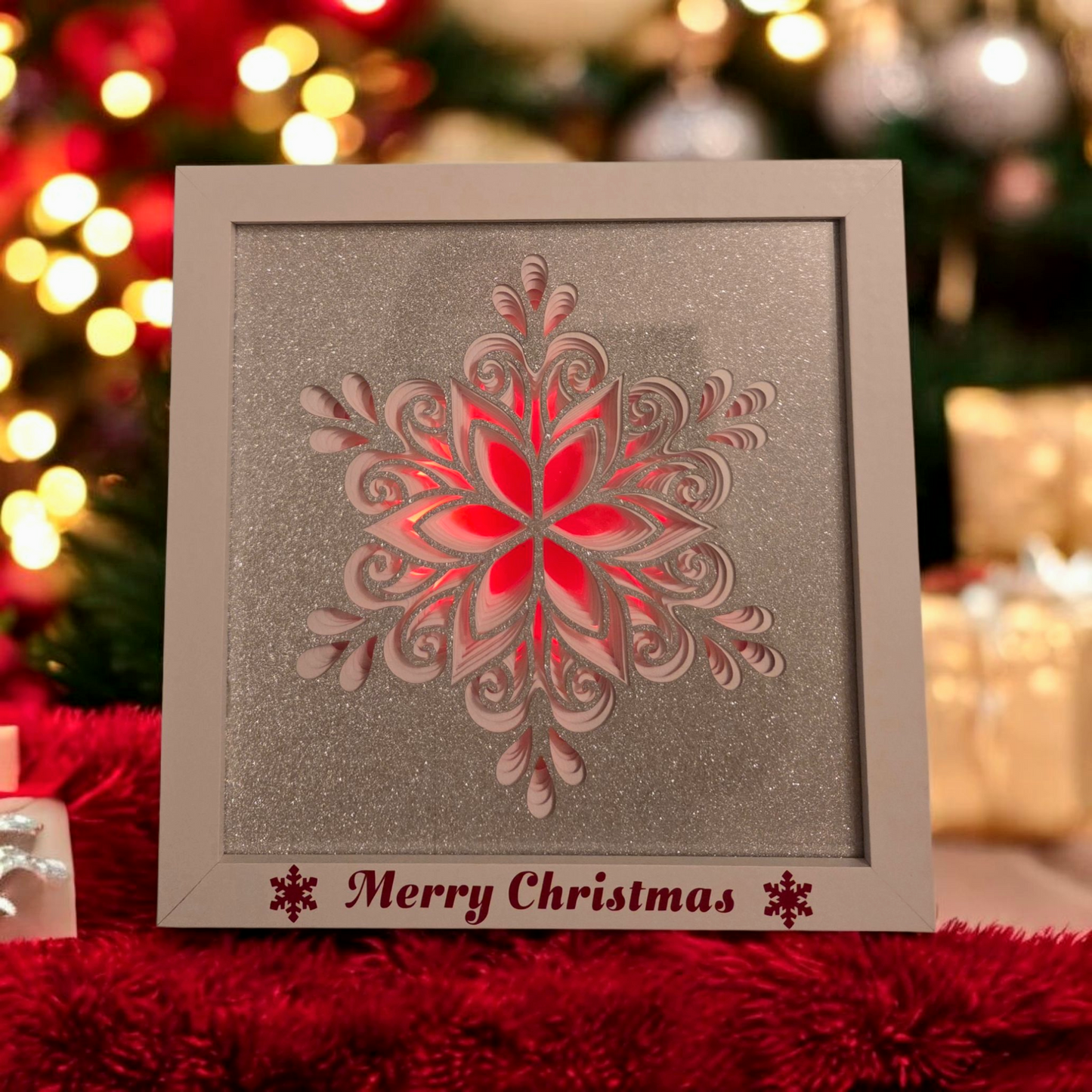 Christmas Light Box Snowflake