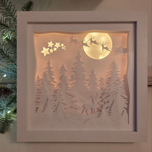 Christmas Forest Light Box