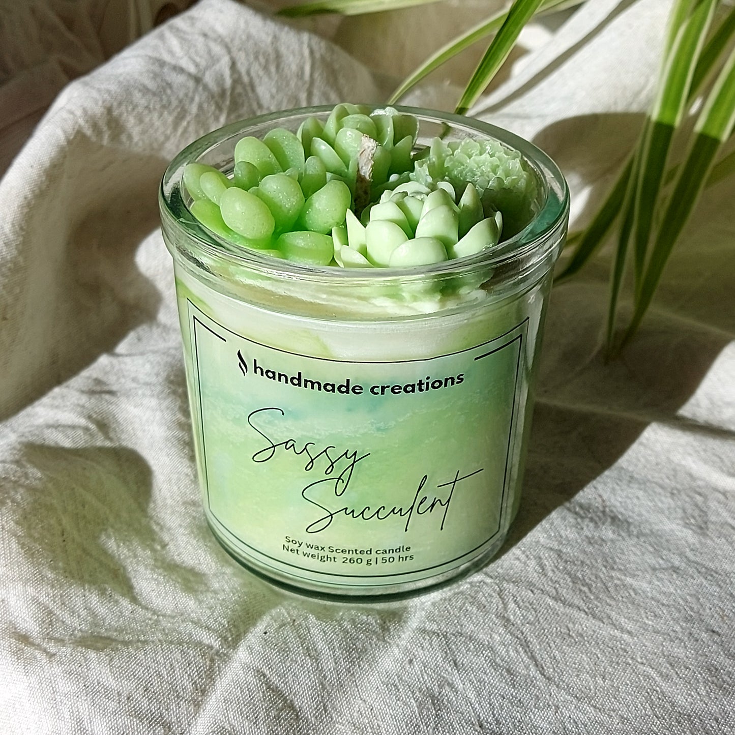 Sassy Succulent scented candle